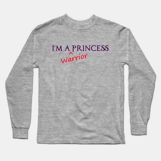 Warrior Princess Long Sleeve T-Shirt by Kayllisti